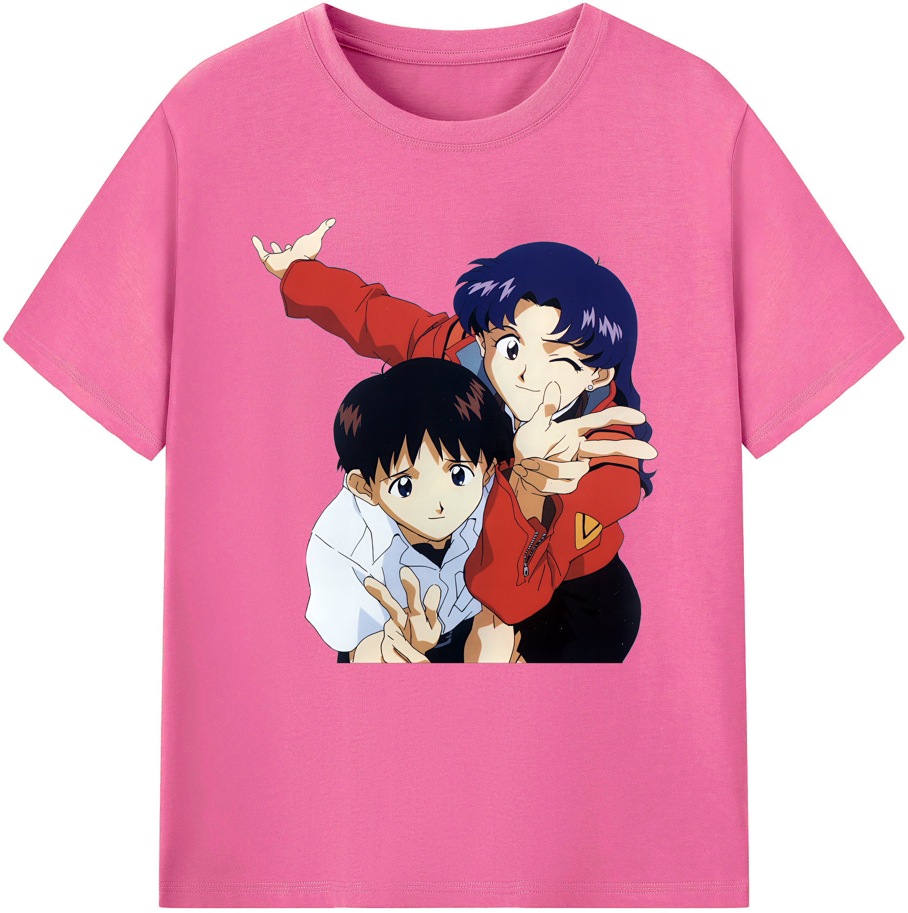 （画像用） EVA 新世紀エヴァンゲリオン レディースカジュアルプリントTシャツ（綿100％）